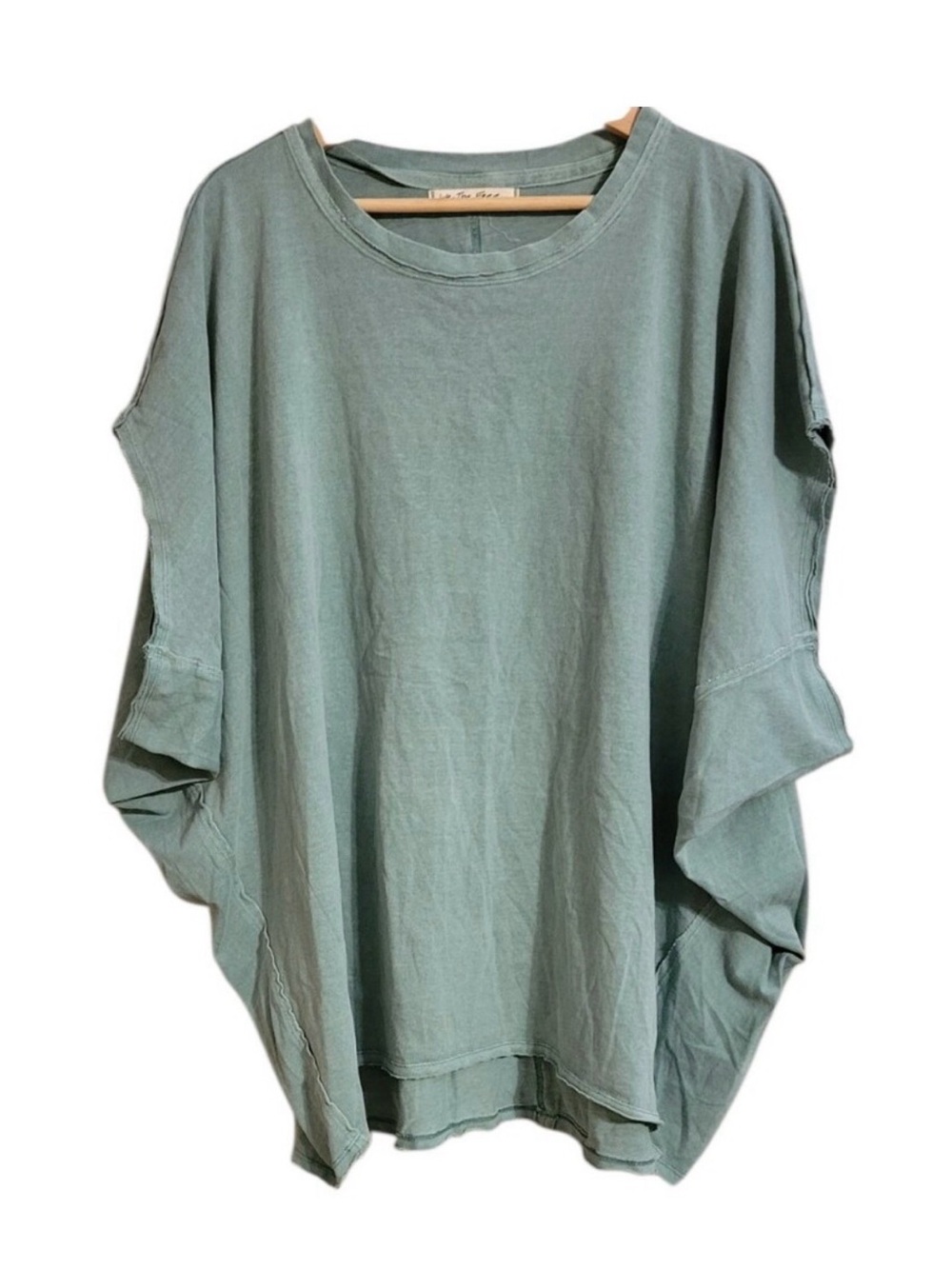 Free People We The Free Shasta Mustle Tee in White Spruce XS